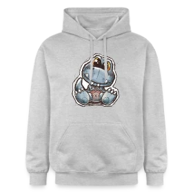 Modèle P'tit Dino Mignon personnalisé sur Sweat à capuche Softstyle® Gildan Unisexe
