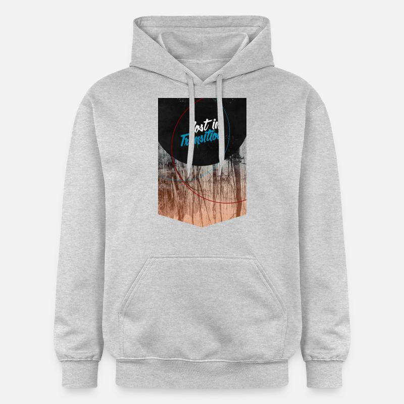 perdu dans la transition - Sweat à capuche Softstyle® Gildan Unisexe - gris clair chiné