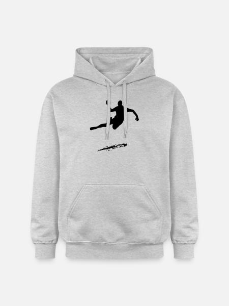 raohandball5black - Sweat à capuche Softstyle® Gildan Unisexe - gris clair chiné