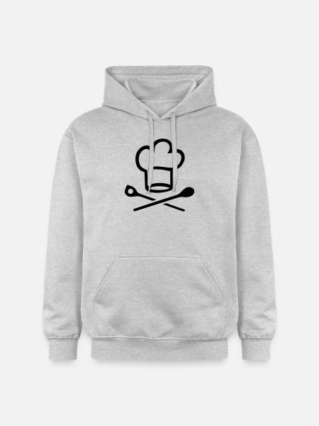 (koch) - Gildan Unisex Softstyle® Midweight Hoodie - Hellgrau meliert