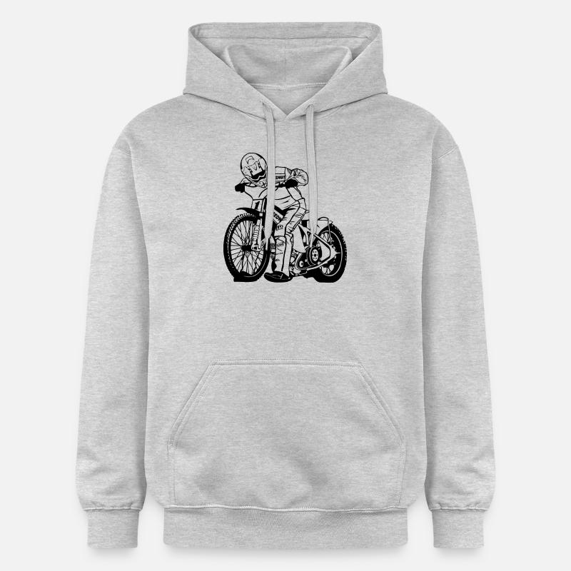 Speedway - Sweat à capuche Softstyle® Gildan Unisexe - gris clair chiné