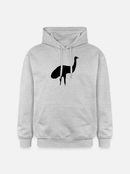 Emu - Gildan Unisex Softstyle® Midweight Hoodie - Hellgrau meliert