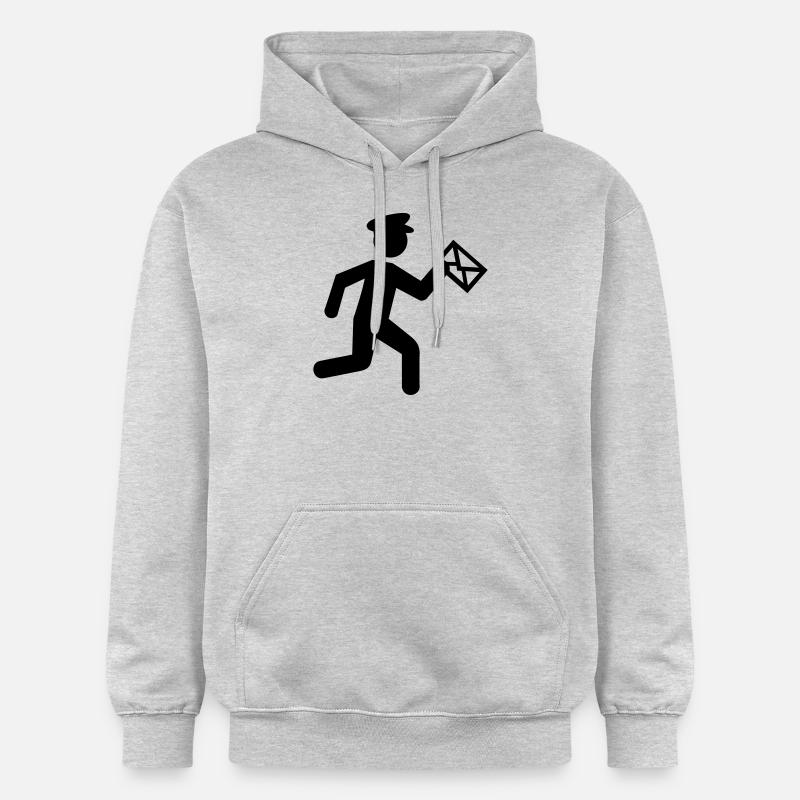 Facteur - Sweat à capuche Softstyle® Gildan Unisexe - gris clair chiné