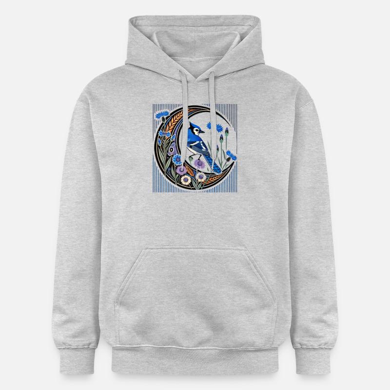 Bluejay - Sweat à capuche Softstyle® Gildan Unisexe - gris clair chiné