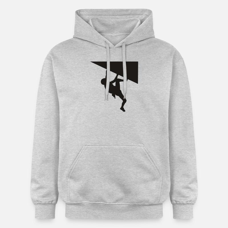 varappe - Sweat à capuche Softstyle® Gildan Unisexe - gris clair chiné