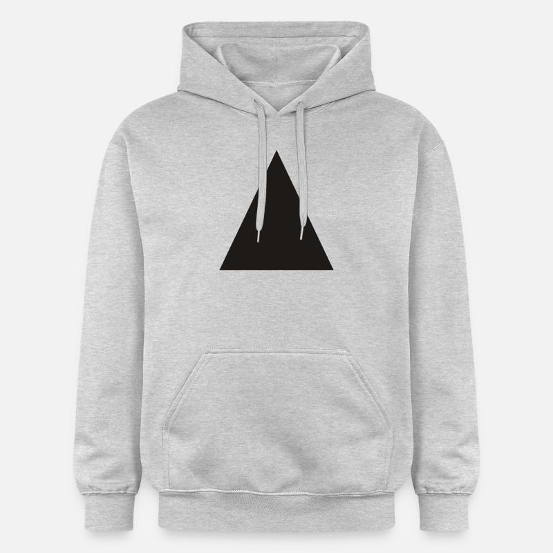 Triangle - Sweat à capuche Softstyle® Gildan Unisexe - gris clair chiné