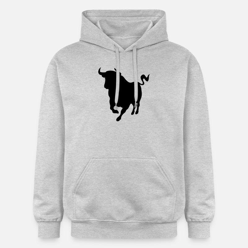 Taurus - Sweat à capuche Softstyle® Gildan Unisexe - gris clair chiné