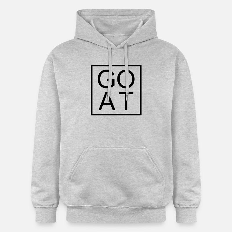 GOAT - Sweat à capuche Softstyle® Gildan Unisexe - gris clair chiné