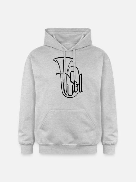 Tuba - Gildan Unisex Softstyle® Midweight Hoodie - light heather grey