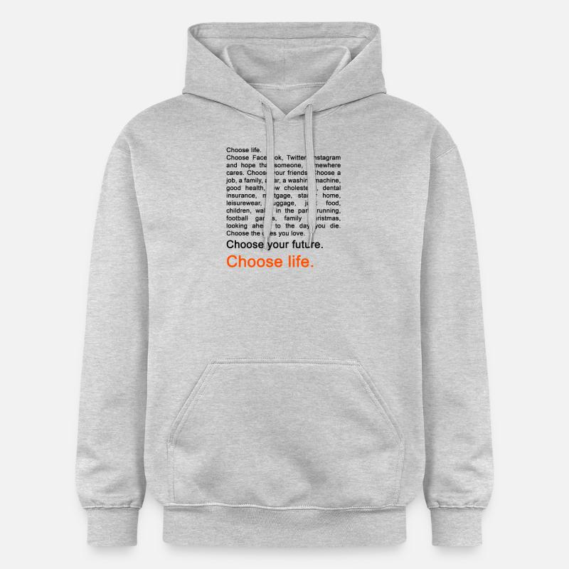 Trainspotting - Sweat à capuche Softstyle® Gildan Unisexe - gris clair chiné