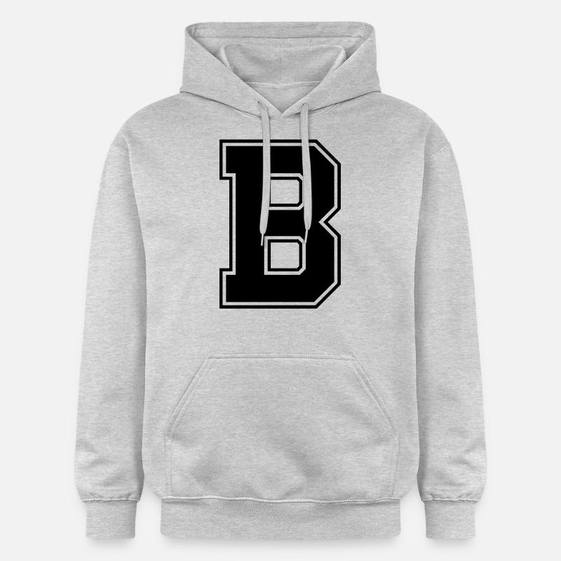 b - Sweat à capuche Softstyle® Gildan Unisexe - gris clair chiné