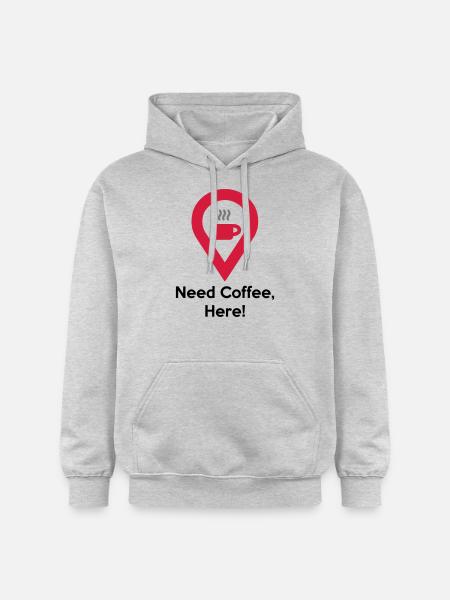Bedarfs-Kaffee - Gildan Unisex Softstyle® Midweight Hoodie - Hellgrau meliert