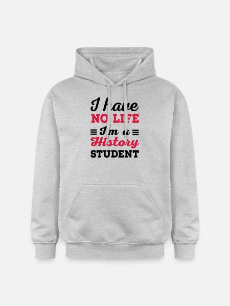 history - Gildan Unisex Softstyle® Midweight Hoodie - light heather grey