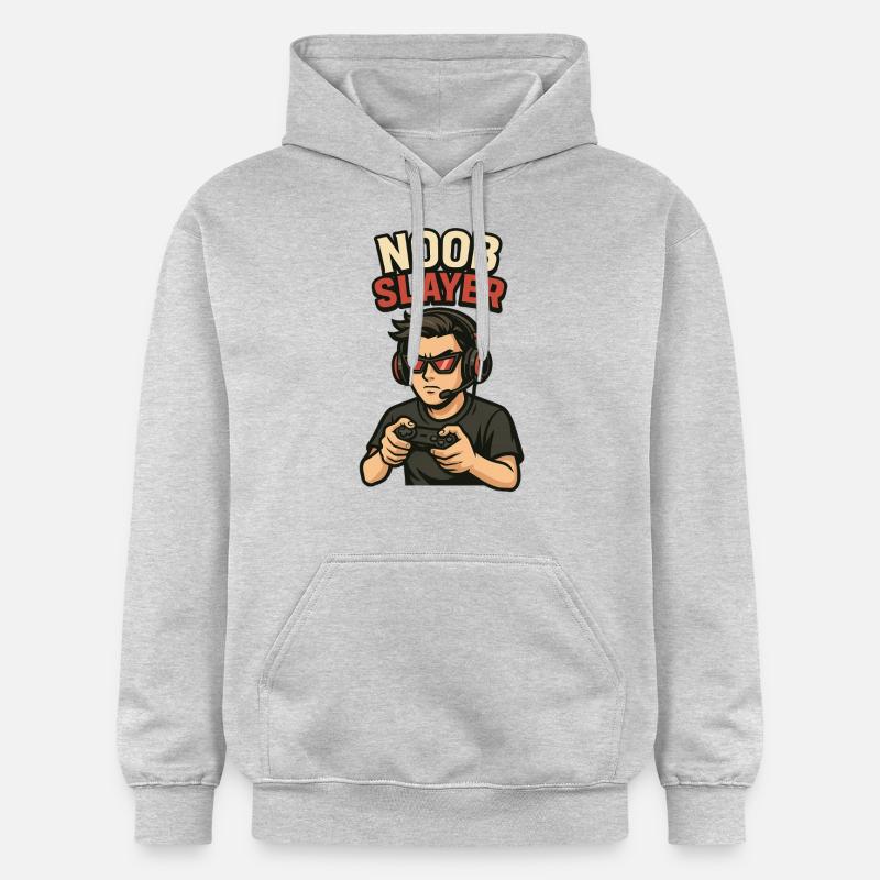 Pas de Pitié - Sweat à capuche Softstyle® Gildan Unisexe - gris clair chiné