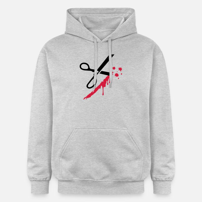 ciseaux - Sweat à capuche Softstyle® Gildan Unisexe - gris clair chiné