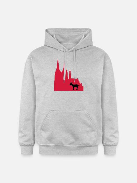 stadt_koeln - Gildan Unisex Softstyle® Midweight Hoodie - Hellgrau meliert