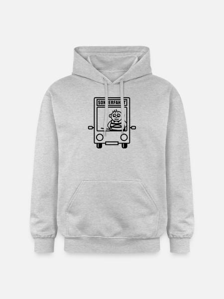 Busfahrer - Sonderfahrt - Gildan Unisex Softstyle® Midweight Hoodie - Hellgrau meliert