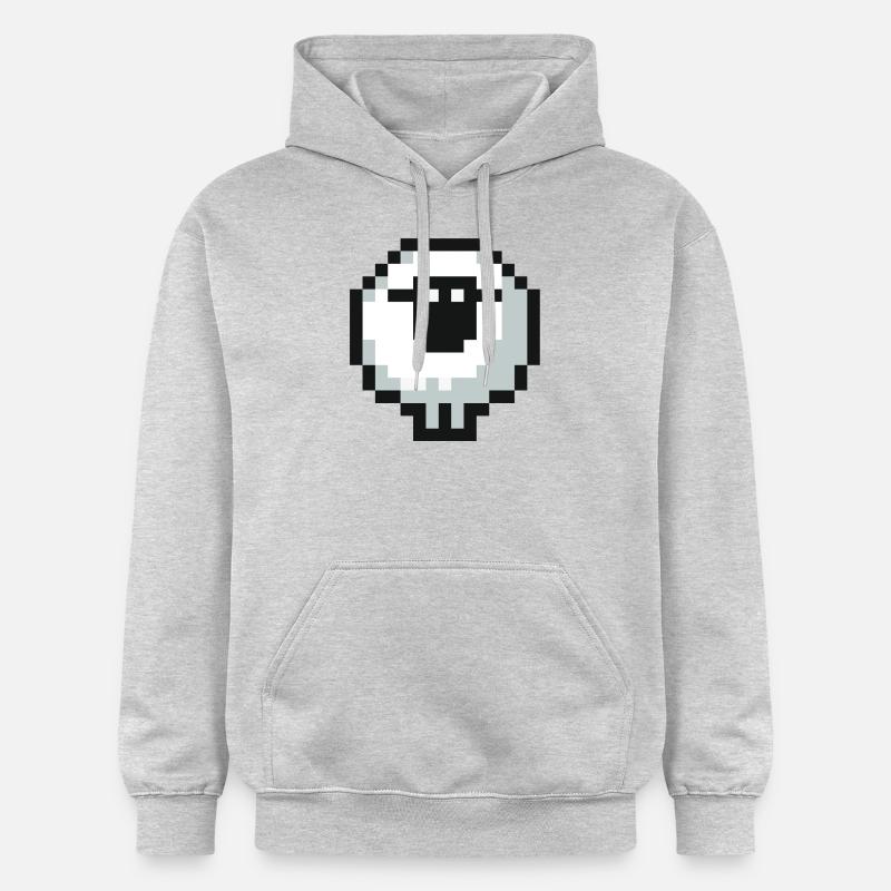 Pixel Mouton - Sweat à capuche Softstyle® Gildan Unisexe - gris clair chiné