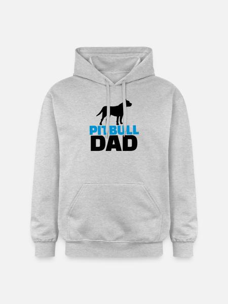 Pitbull - Gildan Unisex Softstyle® Midweight Hoodie - Hellgrau meliert