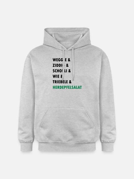 badisch - Gildan Unisex Softstyle® Midweight Hoodie - Hellgrau meliert