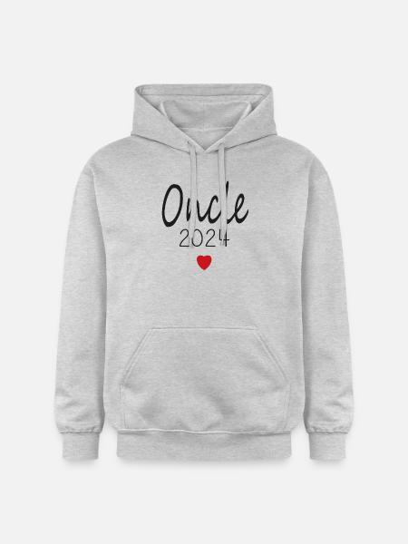 Uncle - Future Uncle 2024 - Gildan Unisex Softstyle® Midweight Hoodie - light heather grey