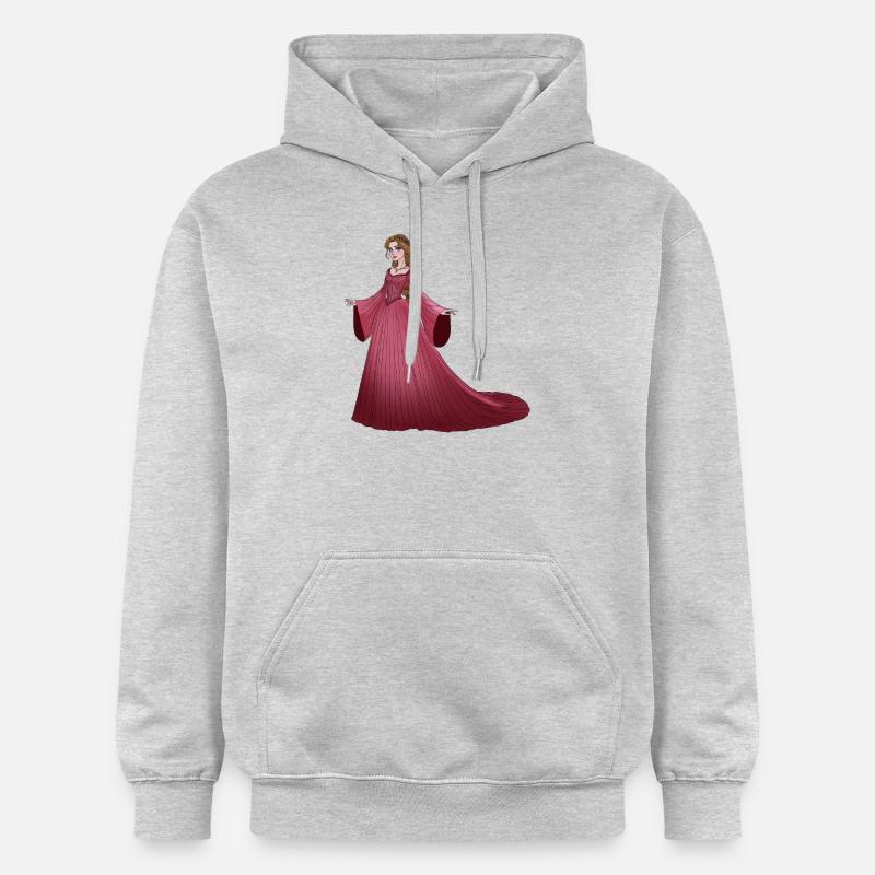 Crystal - Sweat à capuche Softstyle® Gildan Unisexe - gris clair chiné