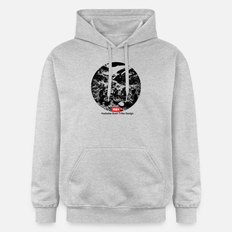 Tribu LGBT de la brousse - Sweat à capuche Softstyle® Gildan Unisexe - gris clair chiné