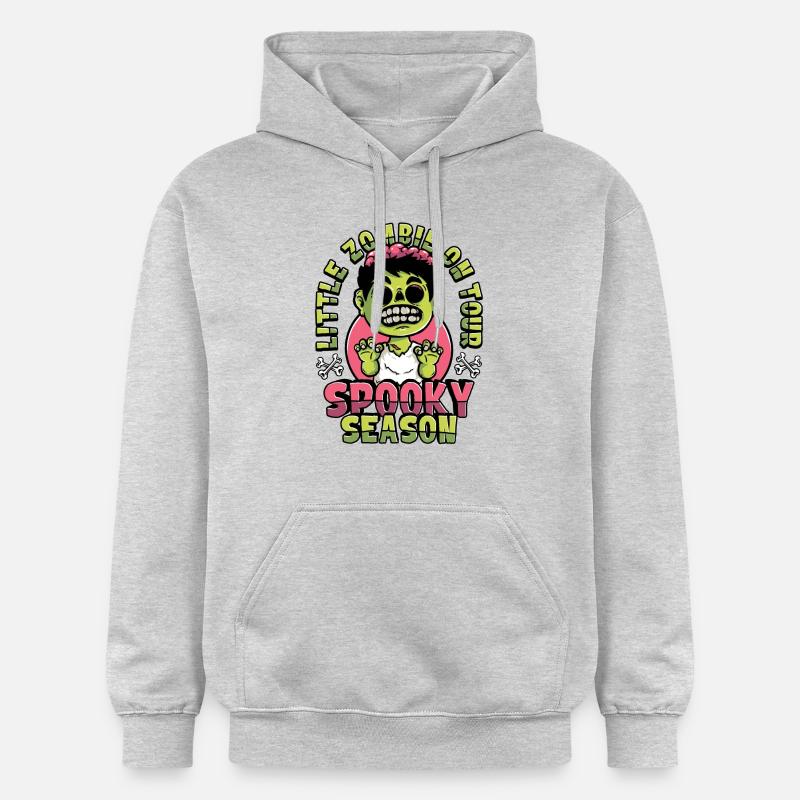 Zombie Halloween - Sweat à capuche Softstyle® Gildan Unisexe - gris clair chiné