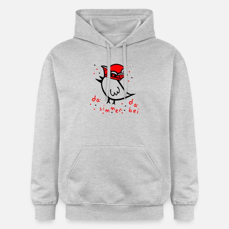 Carnaval, Carnaval, Confettis - Sweat à capuche Softstyle® Gildan Unisexe - gris clair chiné