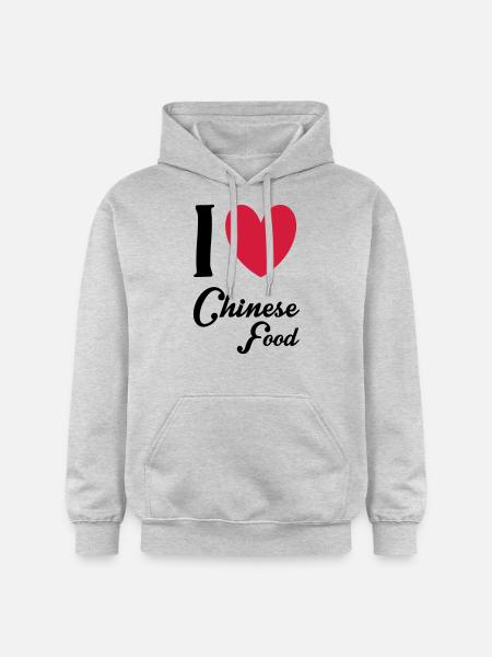 Chinese Food - Gildan Unisex Softstyle® Midweight Hoodie - light heather grey