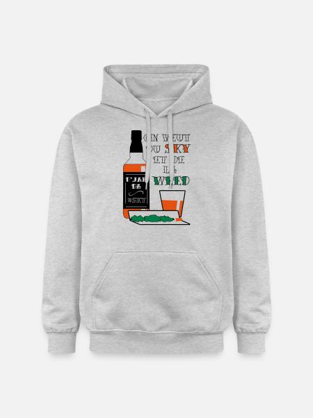djack_weed - Sweat à capuche Softstyle® Gildan Unisexe - gris clair chiné
