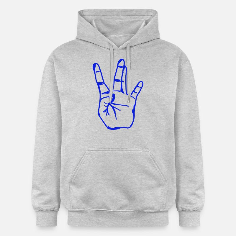 Main Westside - Sweat à capuche Softstyle® Gildan Unisexe - gris clair chiné