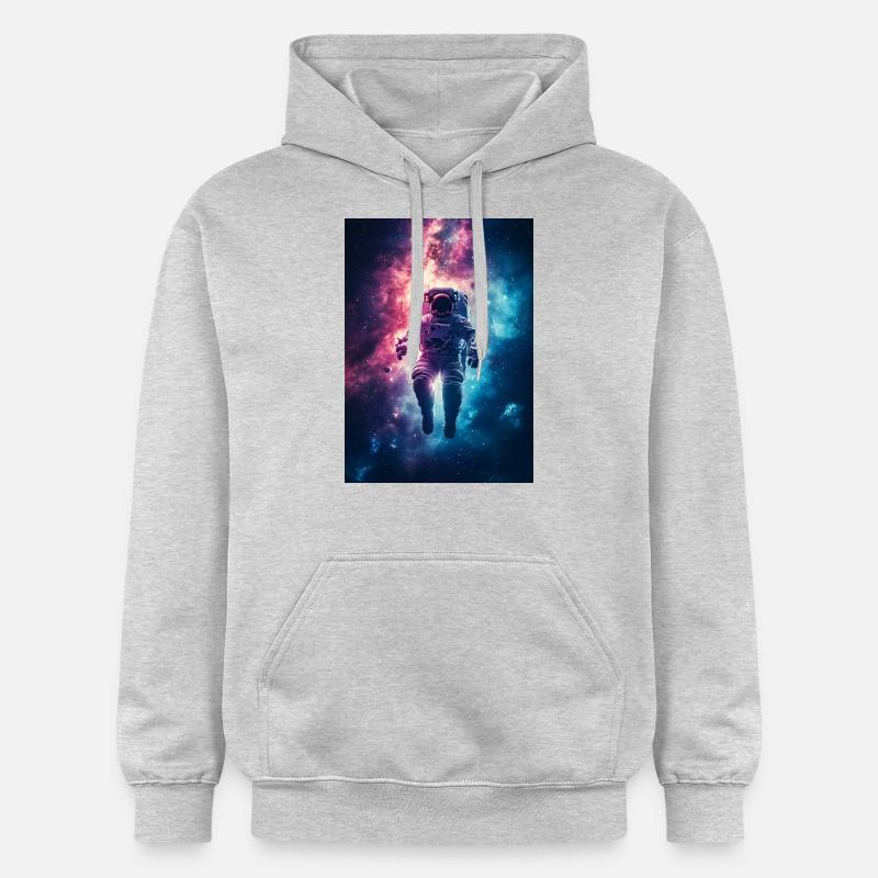 Astronaute 2 - Sweat à capuche Softstyle® Gildan Unisexe - gris clair chiné