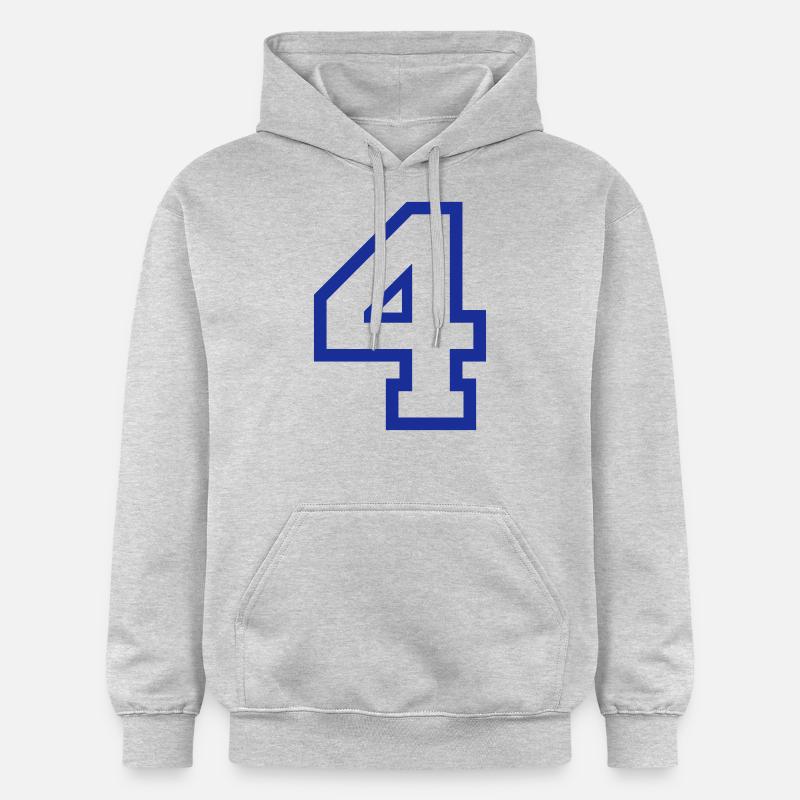 LE NUMÉRO 4-4 - Sweat à capuche Softstyle® Gildan Unisexe - gris clair chiné