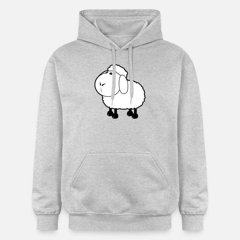 sheep130 - Sweat à capuche Softstyle® Gildan Unisexe - gris clair chiné