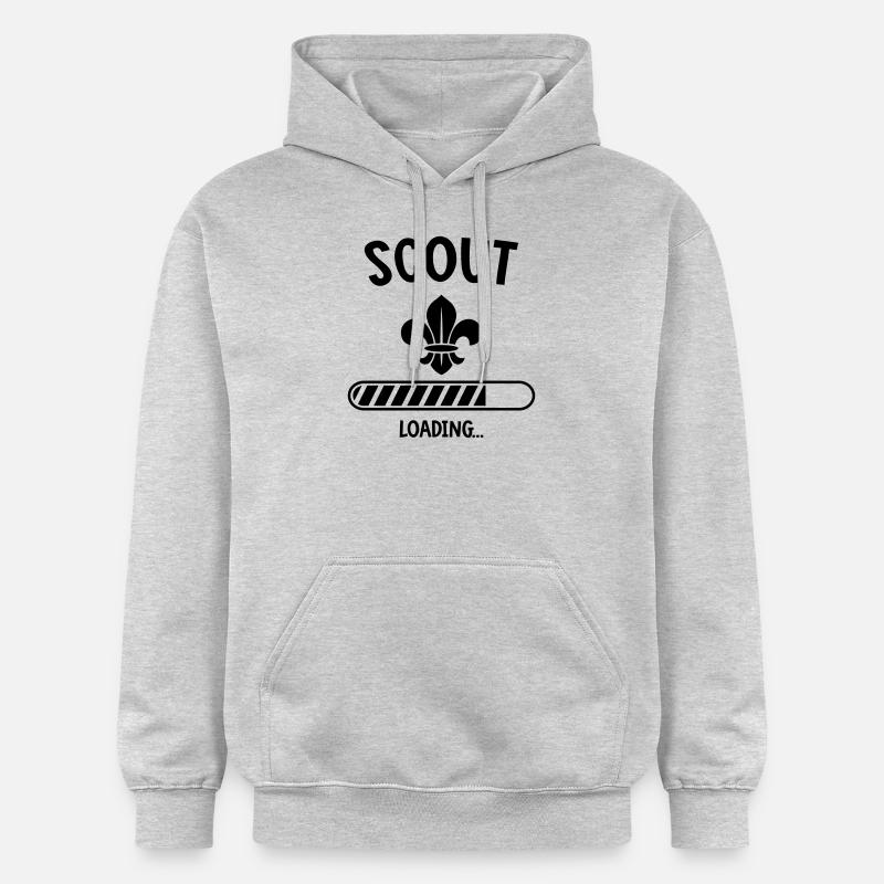 Scout Loading - Sweat à capuche Softstyle® Gildan Unisexe - gris clair chiné
