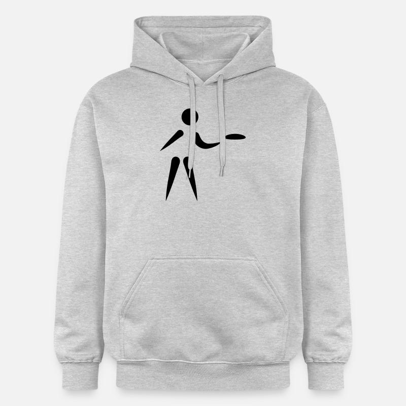 Discgolf - Sweat à capuche Softstyle® Gildan Unisexe - gris clair chiné