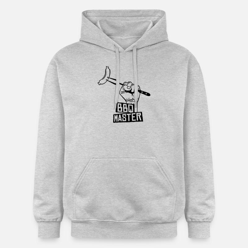 bbq master - Sweat à capuche Softstyle® Gildan Unisexe - gris clair chiné