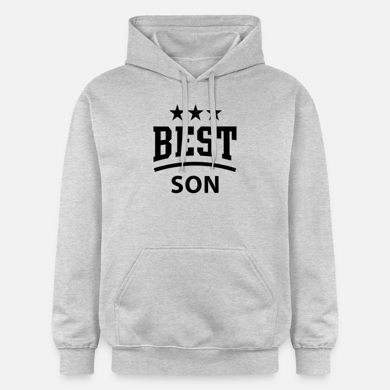 BEST SON 3 Star - Gildan Unisex Softstyle® Midweight Hoodie - light heather grey