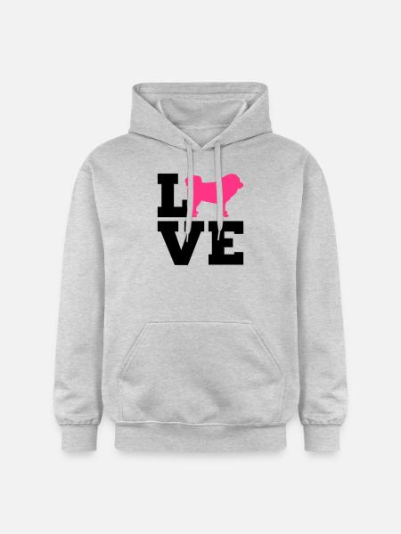 Tibetan Mastiff - Gildan Unisex Softstyle® Midweight Hoodie - light heather grey