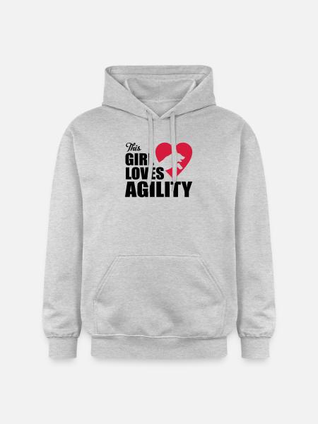Agility - Gildan Unisex Softstyle® Midweight Hoodie - light heather grey
