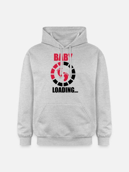 Baby loading - Sweat à capuche Softstyle® Gildan Unisexe - gris clair chiné