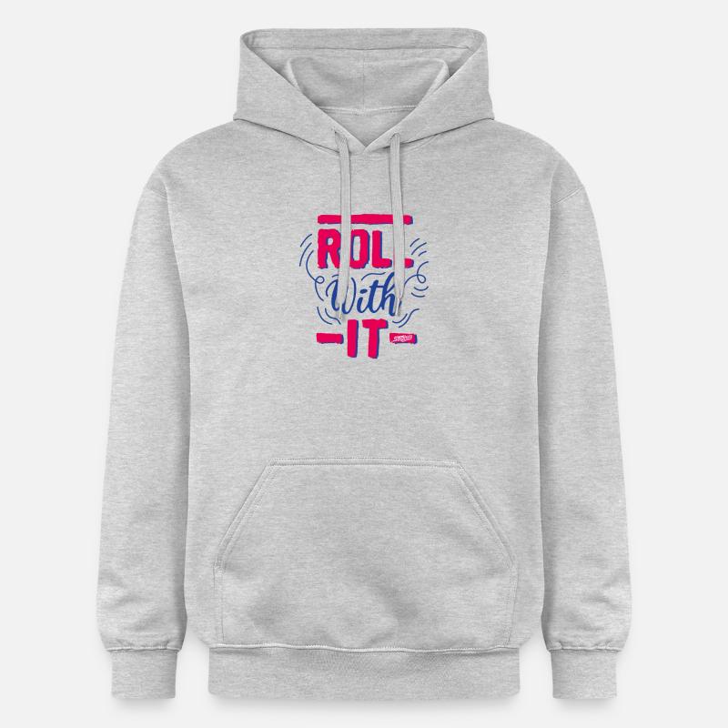 sookie roule avec ça 02 - Sweat à capuche Softstyle® Gildan Unisexe - gris clair chiné