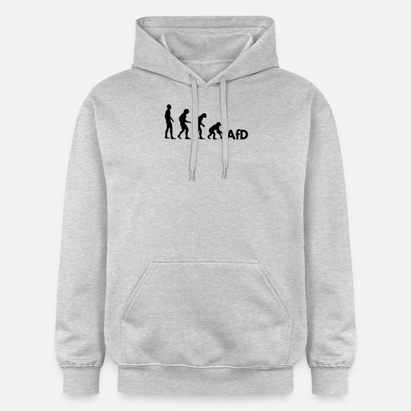 AfD Evolution - Sweat à capuche Softstyle® Gildan Unisexe - gris clair chiné