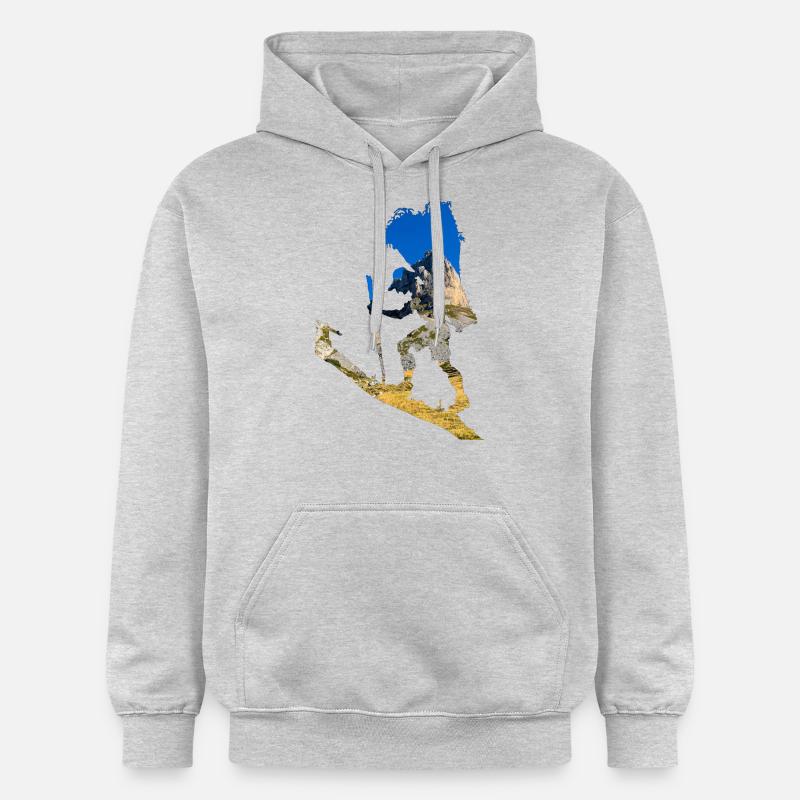 Bugglkraxmann - Sweat à capuche Softstyle® Gildan Unisexe - gris clair chiné