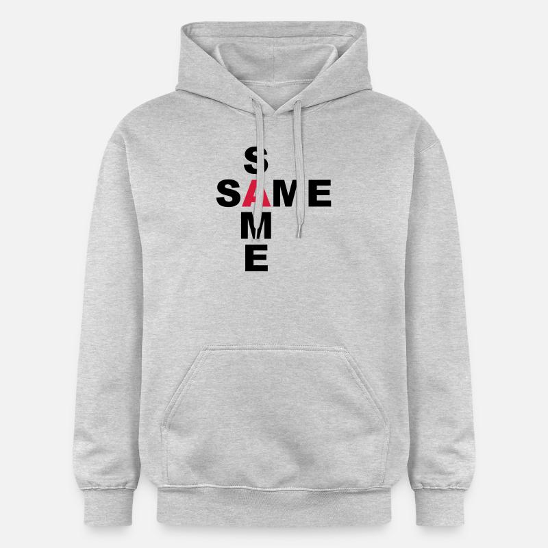 SAME SAME but different - Gildan Unisex Softstyle® Midweight Hoodie - Hellgrau meliert