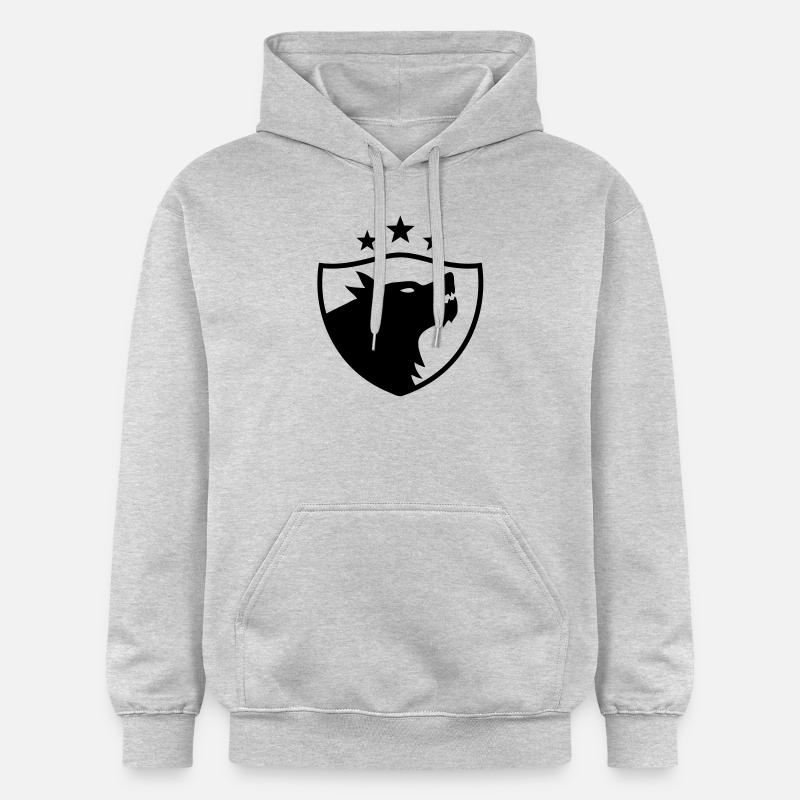 wolf - Sweat à capuche Softstyle® Gildan Unisexe - gris clair chiné