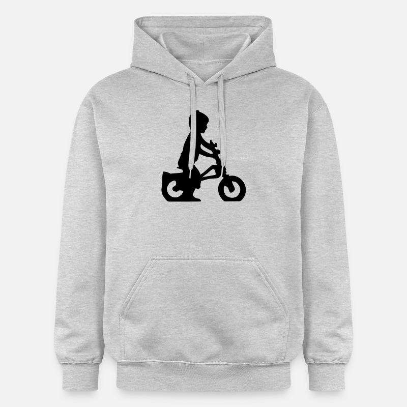 Petite Veloheld - Sweat à capuche Softstyle® Gildan Unisexe - gris clair chiné