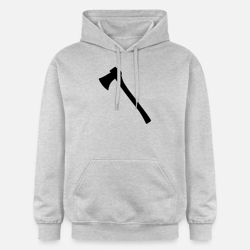 Hache - Sweat à capuche Softstyle® Gildan Unisexe - gris clair chiné