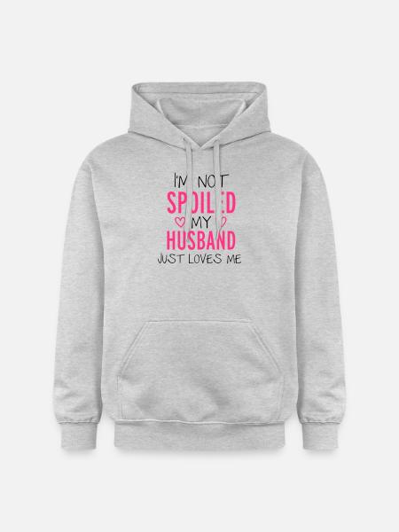 Spoiled - Gildan Unisex Softstyle® Midweight Hoodie - light heather grey
